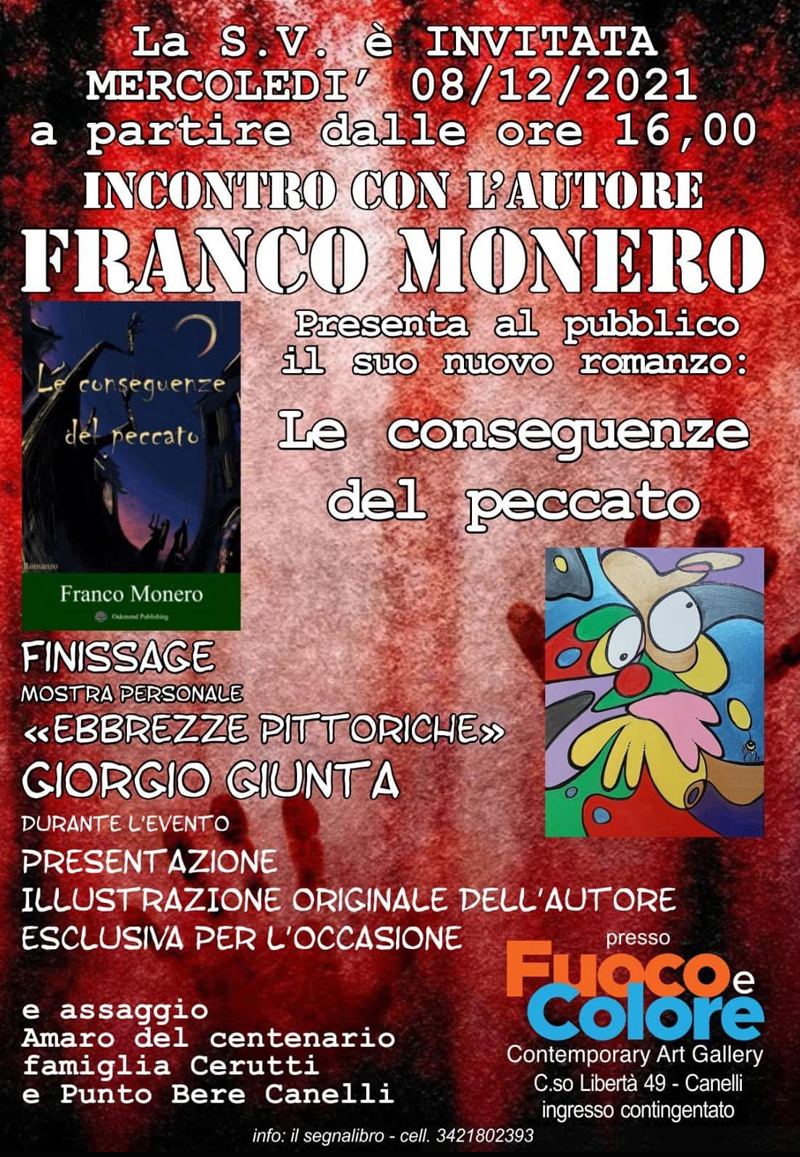 Presentazione letteraria e finissage Giorgio Giunta